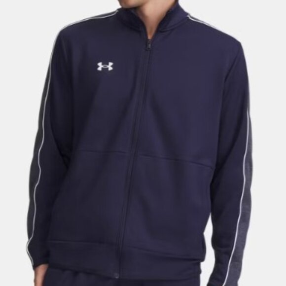 CHRISTMAS SALE!!!! Under Armour Men's Command W-Up Full Zip Jacket - Navy - Picture 2 of 4